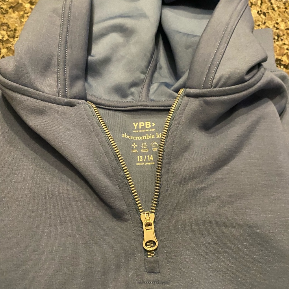Abercrombie Kids Navy Zip-Up Jacket